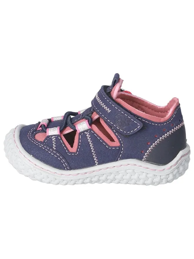 Barfußschuhe "Jerry" in Dunkelblau/ Pink>PEPINO Online