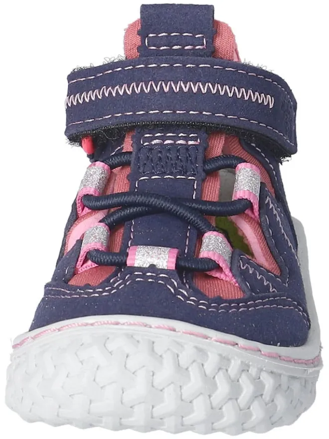 Barfußschuhe "Jerry" in Dunkelblau/ Pink>PEPINO Online
