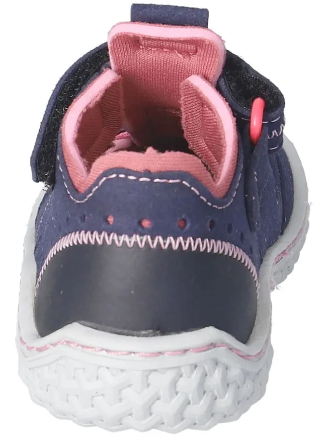 Barfußschuhe "Jerry" in Dunkelblau/ Pink>PEPINO Online