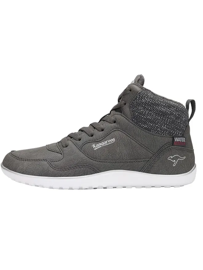 Barfußschuhe "K-BF Sleet Mid" in Grau>Kangaroos Discount