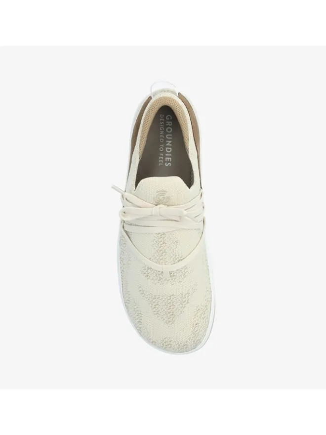 Barfußschuhe "Osaka" in Beige/ Braun>Groundies New