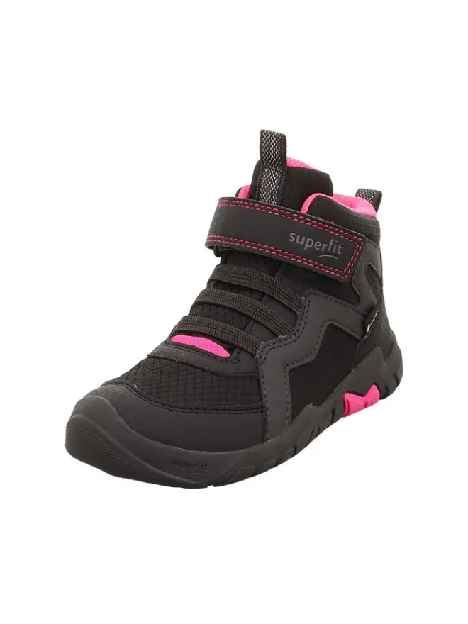 superfit Sneakers·Sneakers High^Barfußschuhe "Trace" in Schwarz/ Pink