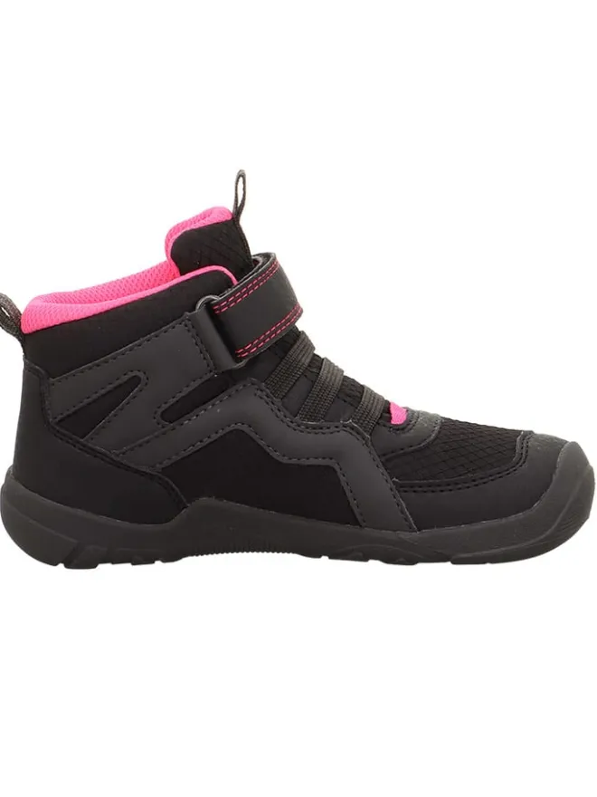 superfit Sneakers·Sneakers High^Barfußschuhe "Trace" in Schwarz/ Pink