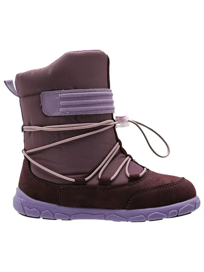 Barfuß-Winterstiefel in Lila>lamino Hot