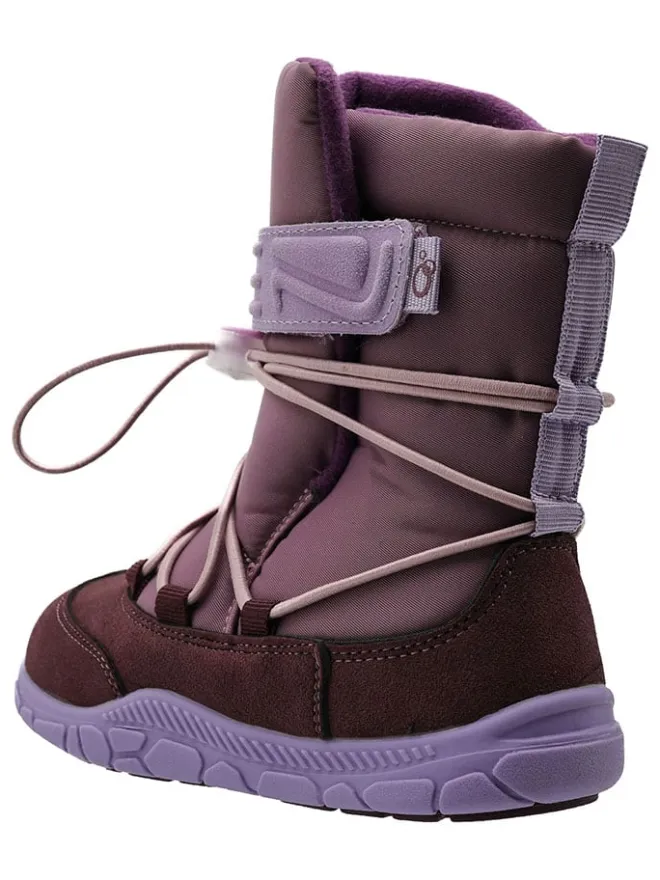 Barfuß-Winterstiefel in Lila>lamino Hot