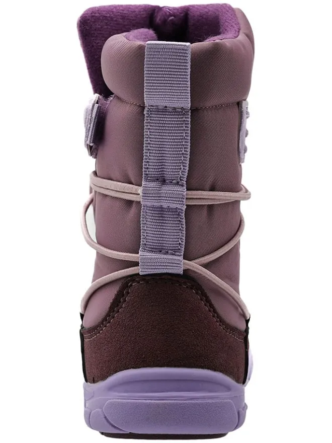 Barfuß-Winterstiefel in Lila>lamino Hot