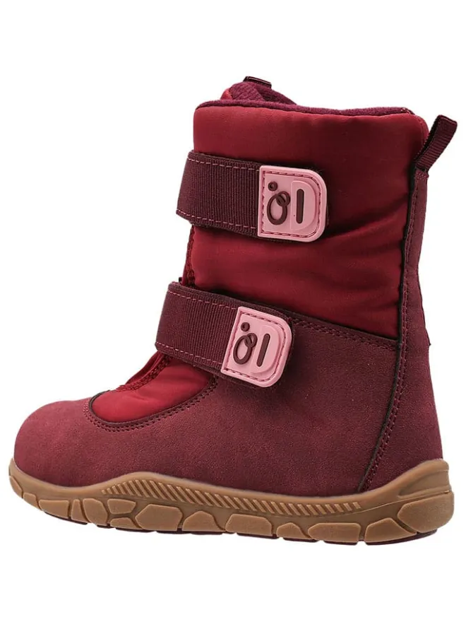 Barfuß-Winterstiefel in Rot>lamino Clearance