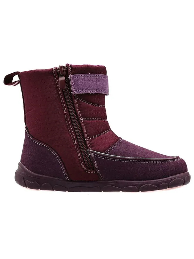 lamino Stiefel & Boots·Stiefel^Barfuß-Winterstiefel in Rot/ Lila