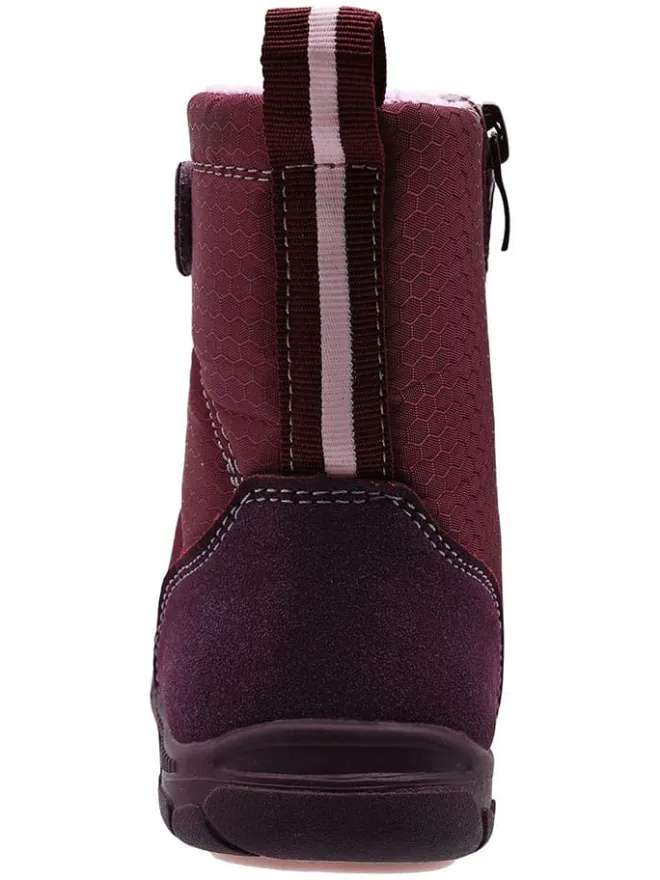 lamino Stiefel & Boots·Stiefel^Barfuß-Winterstiefel in Rot/ Lila