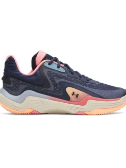 Under Armour Sportschuhe^Basketballschuhe in Dunkelblau/ Bunt