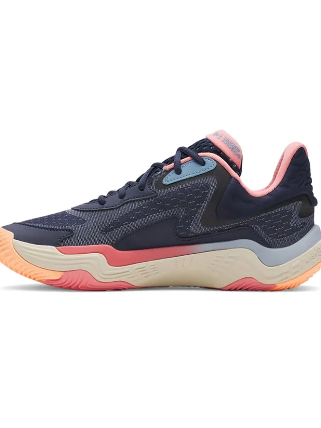 Under Armour Sportschuhe^Basketballschuhe in Dunkelblau/ Bunt