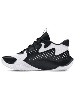 Basketballschuhe "Jet '23" in Weiß/ Schwarz>Under Armour Clearance