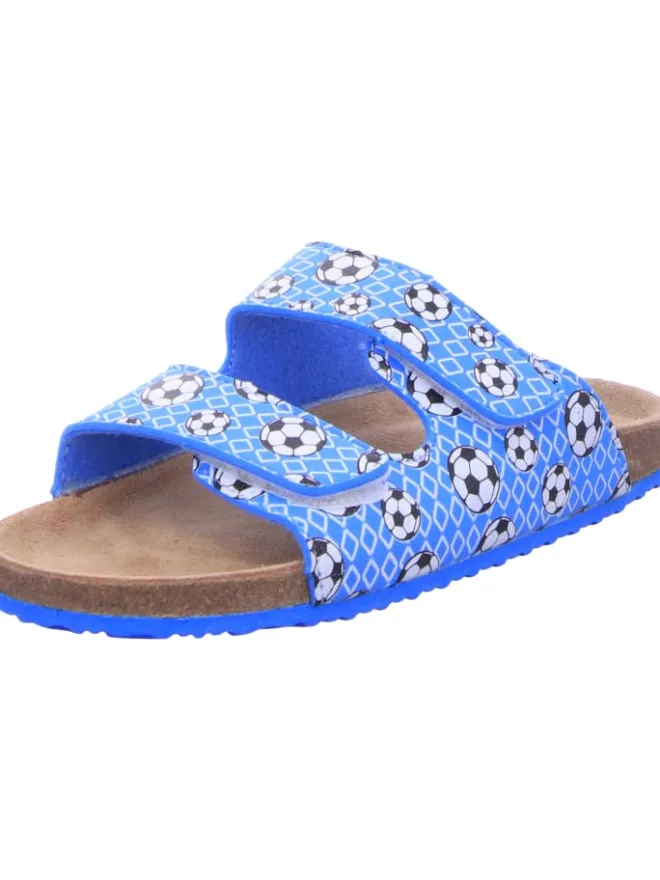 Be Mega Clogs & Pantoletten·Pantoletten^Bio-Pantolette in blau