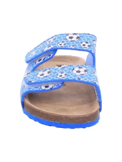 Be Mega Clogs & Pantoletten·Pantoletten^Bio-Pantolette in blau