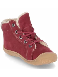 Boot mit Warmfutter in bordeaux><noscript><img width=