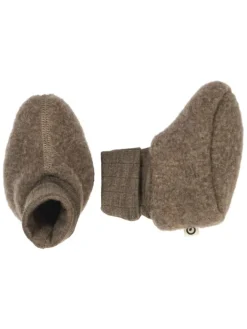 Booties aus Merinowolle in Walnut melange>müsli Discount