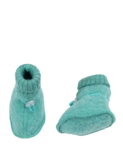 Joha Krabbelschuhe^Booties Krabbelschuhe Merino-Wolle in grün