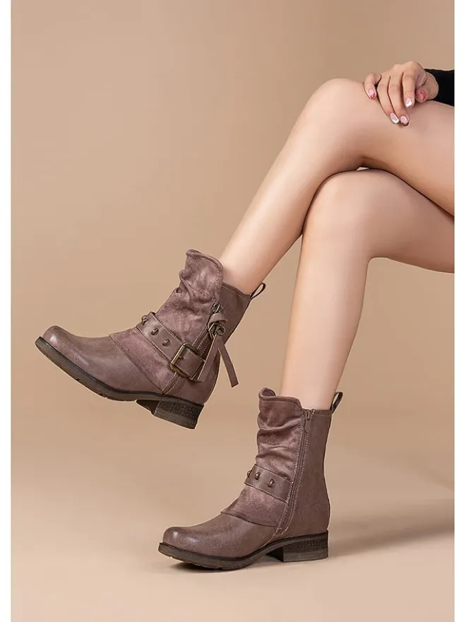 Foreverfolie Stiefel & Boots^Boots in Braun