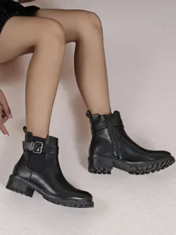 Sixth Sens Stiefel & Boots^Boots in Schwarz