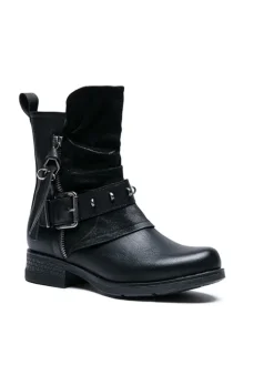 Boots in Schwarz>Foreverfolie Clearance