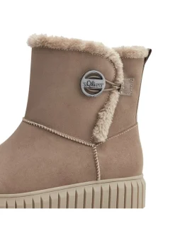 Boots in Taupe><noscript><img width=