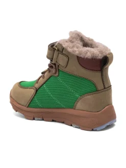 Boots ''Marton'' in Hellbraun/ Grün><noscript><img width=