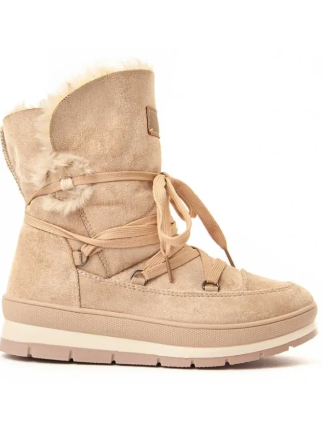 Montevita Stiefel & Boots^Boots Plateau-Ankle-Boot Bottivita56 in Beige