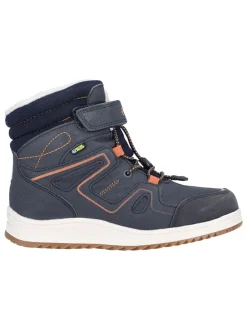 Boots "Rincet" in Dunkelblau/ Orange>Zigzag New