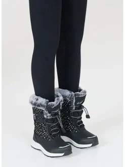 Zigzag Stiefel & Boots·Boots^Boots "Wesend" in Schwarz/ Weiß