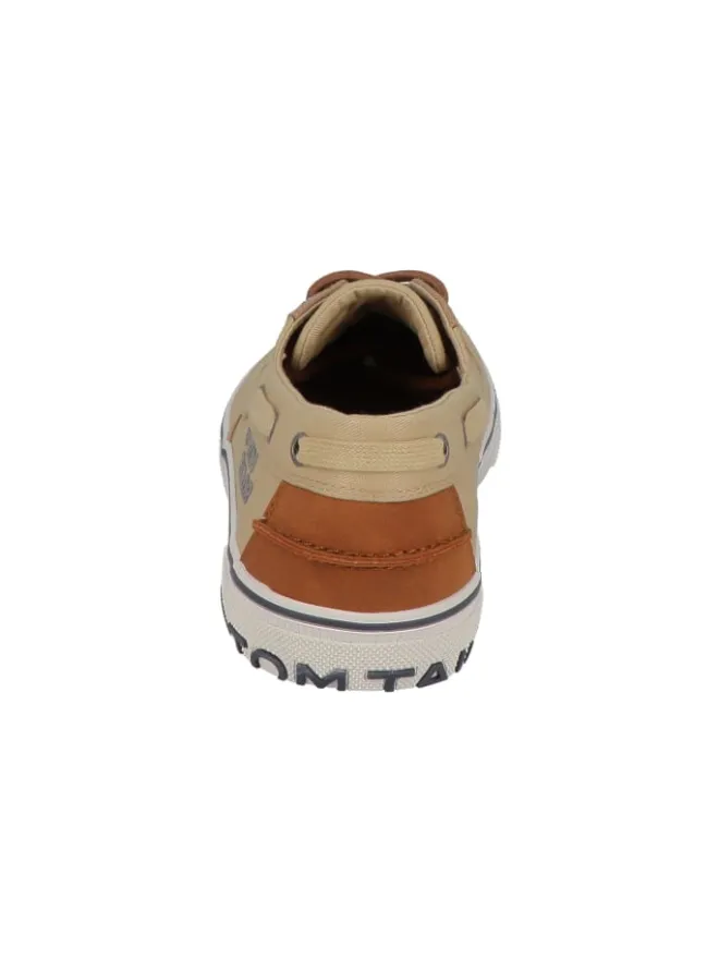Tom Tailor Schnürschuhe^Bootsschuhe in Beige