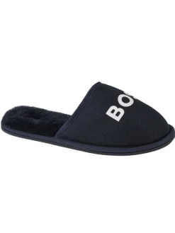 BOSS Clogs & Pantoletten·Pantoletten^Logo Slippers in Dunkelblau