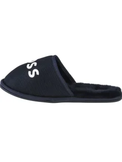 BOSS Clogs & Pantoletten·Pantoletten^Logo Slippers in Dunkelblau