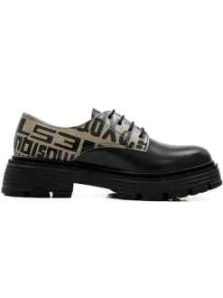 Dogo Schnürschuhe^Brooklyn Halbschuhe - Expression in Schwarz