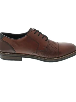 rieker Schnürschuhe^Businessschuh Braun