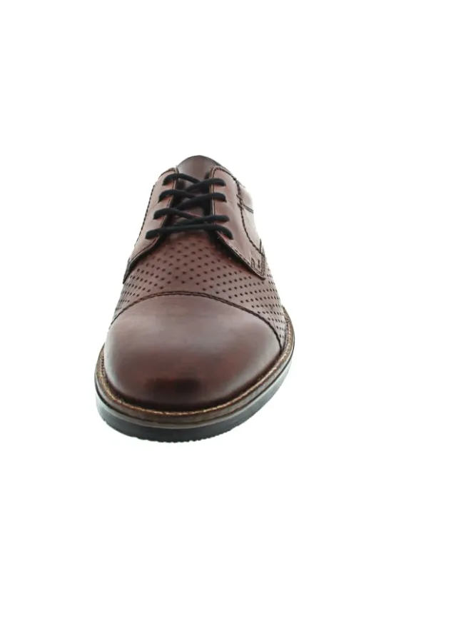 rieker Schnürschuhe^Businessschuh Braun