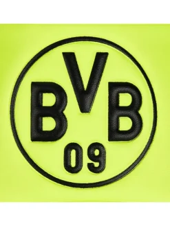 BVB Badeschuhe^Badeschlappen Logo neon in Schwarz