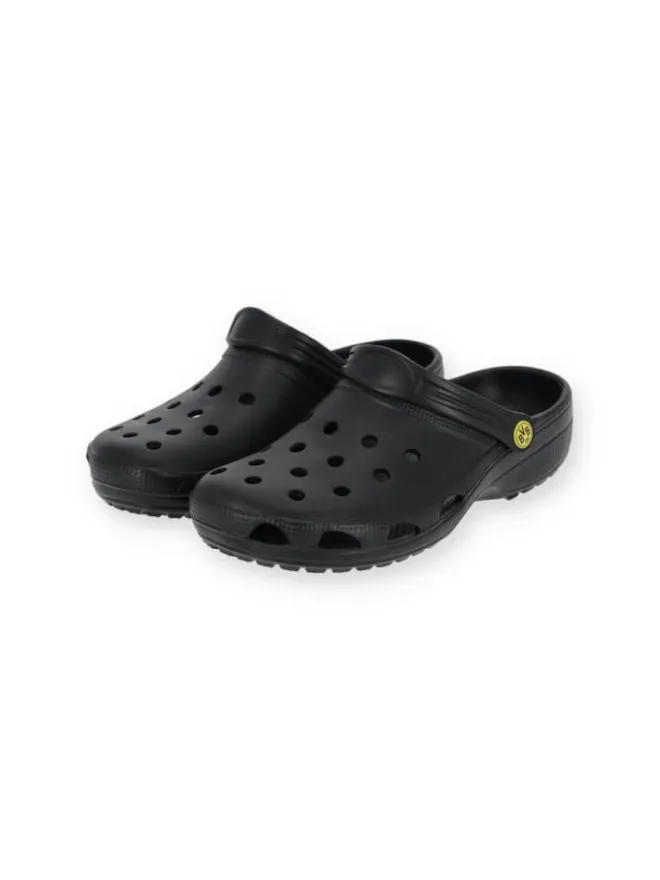 BVB Outdoorschuhe|Badeschuhe^Clogs Logo in schwarz