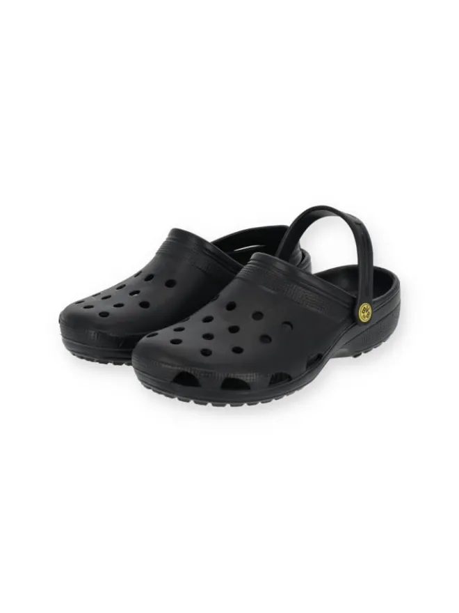 BVB Outdoorschuhe|Badeschuhe^Clogs Logo in schwarz