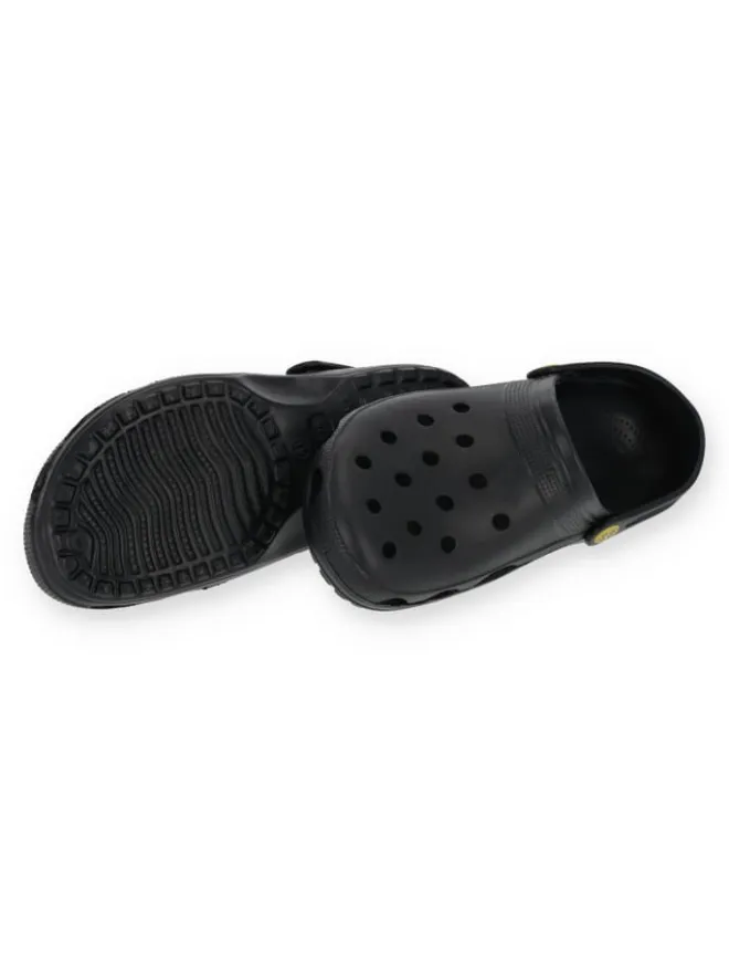 BVB Outdoorschuhe|Badeschuhe^Clogs Logo in schwarz
