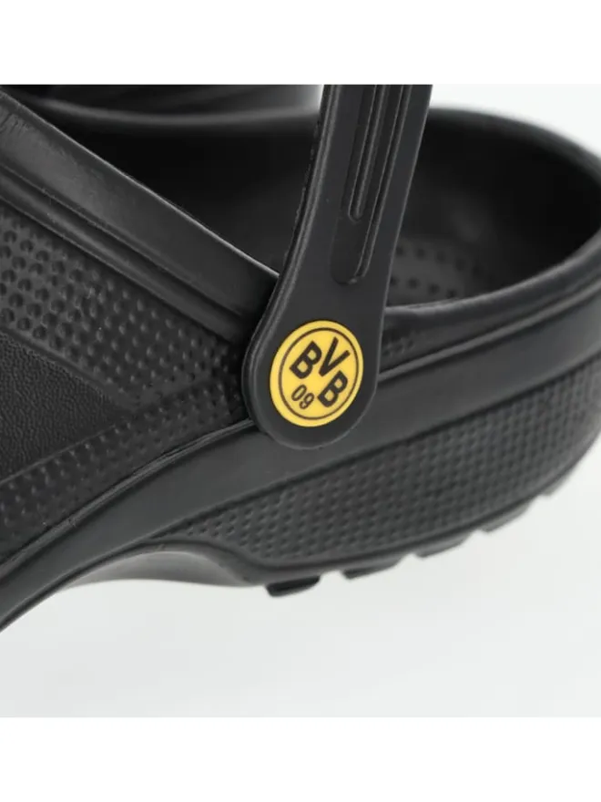 BVB Outdoorschuhe|Badeschuhe^Clogs Logo in schwarz