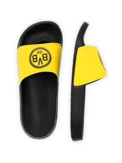 Iconic Lifestyle Badeschlappen in schwarzgelb><noscript><img width=