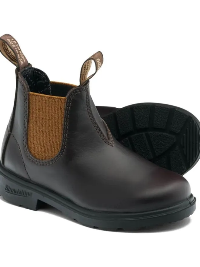 Blundstone Stiefeletten·Chelsea Boots^Chelsea Boot "2591 Brown Leather with Toffee Elastic (Kids)" in Braun