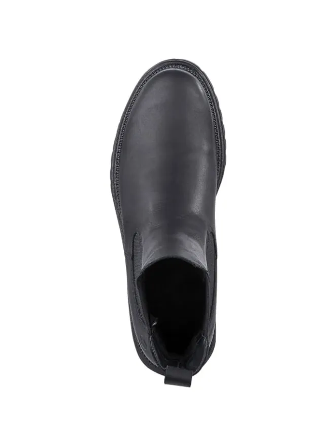 Tamaris Stiefeletten^Chelsea Boot in BLACK NUBUC