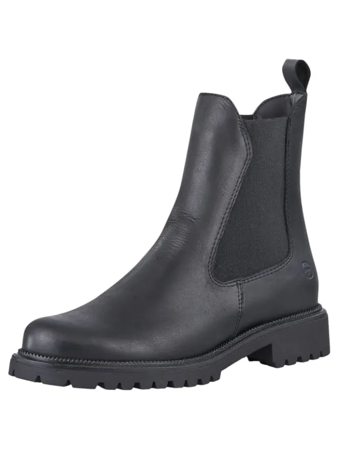 Tamaris Stiefeletten^Chelsea Boot in BLACK NUBUC