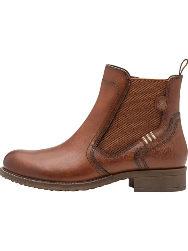 Chelsea Boot in COGNAC LEATHER>Tamaris
