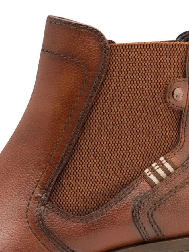 Chelsea Boot in COGNAC LEATHER>Tamaris