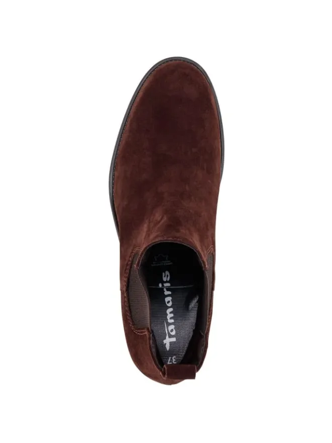 Chelsea Boot in MOCCA SUEDE>Tamaris Hot