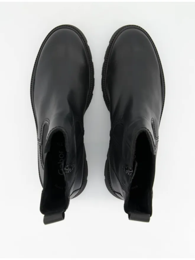Gabor Stiefeletten^Chelsea Boots in Schwarz