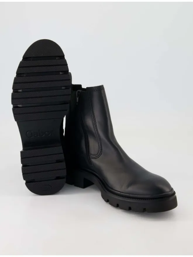 Gabor Stiefeletten^Chelsea Boots in Schwarz