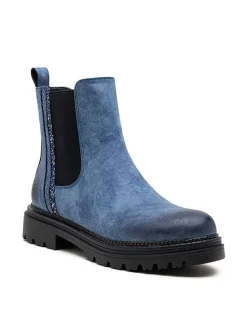 Chelsea-Boots in Blau>Foreverfolie Best